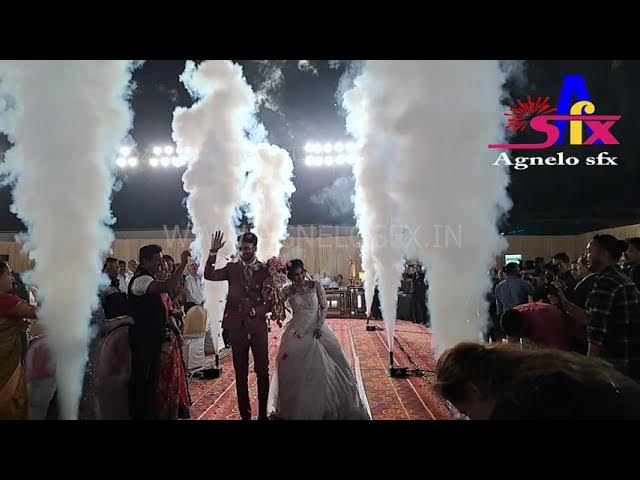 Cold Pyro for Church Wedding