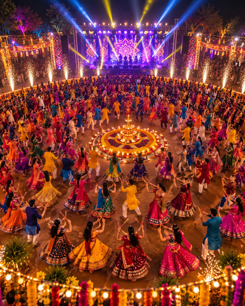 Dandiya Night Fireworks in Mumbai
